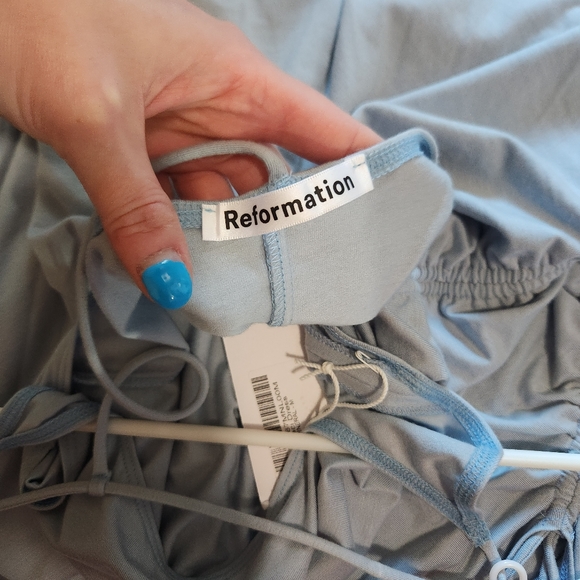 Reformation Maci Dress in Mineral - Picture 6 of 7